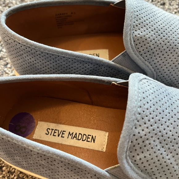 Steve Madden Blue Suede Sneakers - Picture 5 of 5